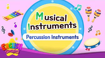 Musical Instruments (Percussion Instruments) - Kids' Vocabulary - English Educational Video