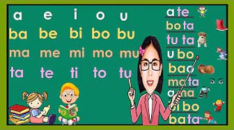 Construct Words Using the Vowels (BA BE BI BO BU) (MA ME MI MO MU) (TA TE TI TO TU)