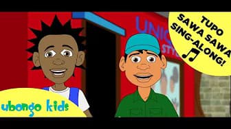 Tupo Sawa Sawa | Ubongo Kids Sing-along | Swahili Songs for Kids