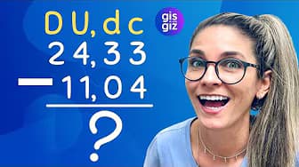 Subtraction with Decimal Numbers| - \Prof. Gis/