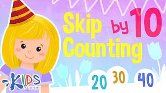Skip Counting by 10 for Kids: How to Skip Count? Easy Math for 1st Grade!