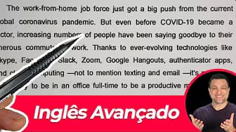 You have an advanced level if you understand this text in English