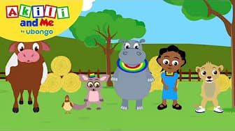 STORYTIME: Cow, Goat and Chicken! | New Words with Akili and Me | African Educational Cartoons