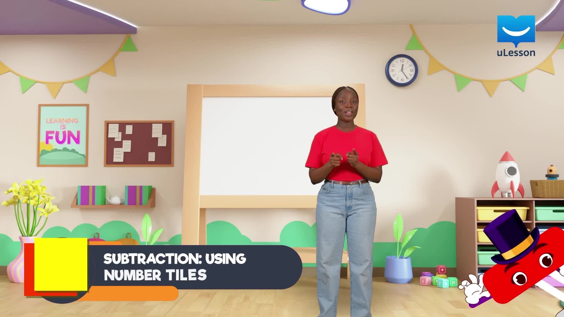 Basic Operations - Let's Minus -12 - Subtraction: Using Number Tiles