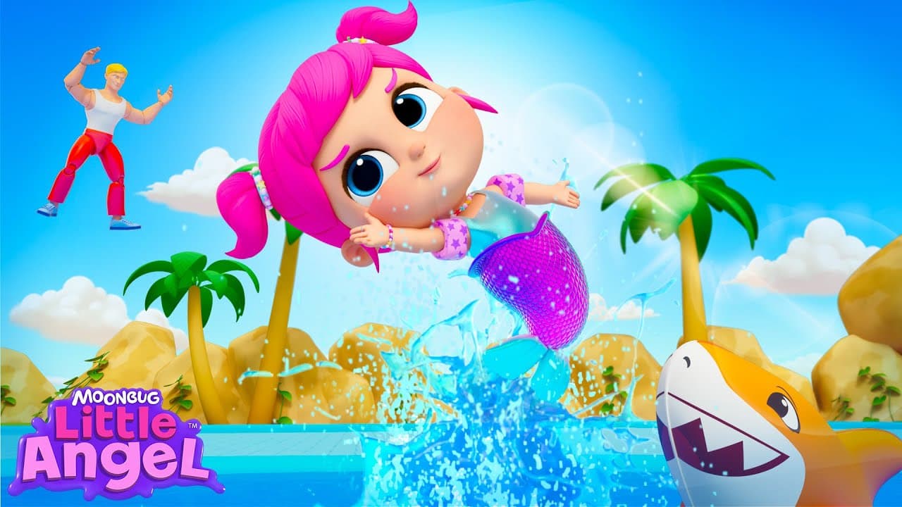 Jill is a Mermaid! 🧜‍♀️ | Best Mermaid Songs for Kids by Little Angel