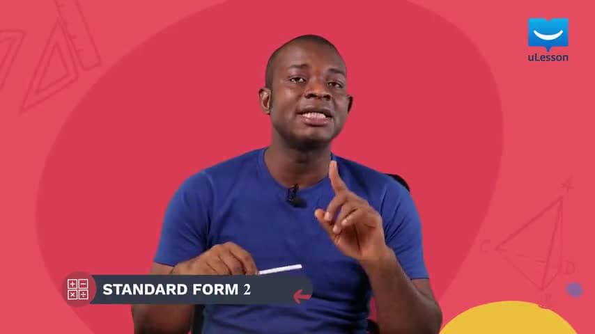 Indices and Standard Form - Standard Form -4 - Standard Form 2