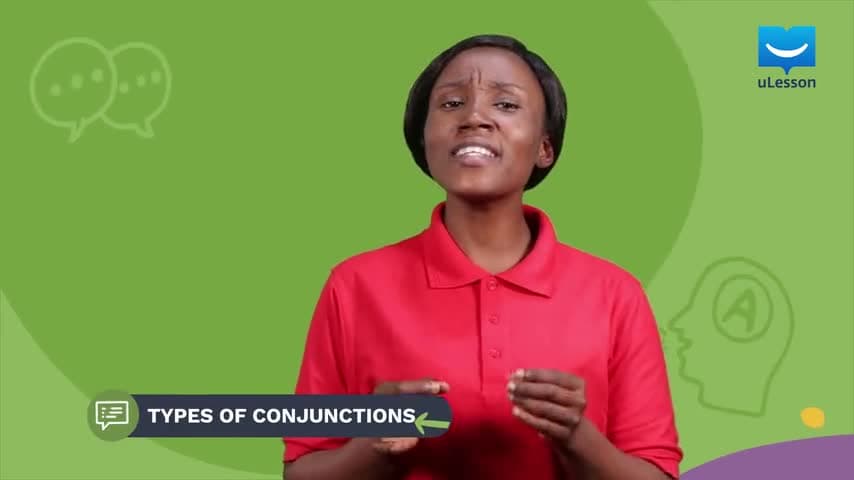 Parts of Speech - Conjunctions - 7 - Types of Conjunctions