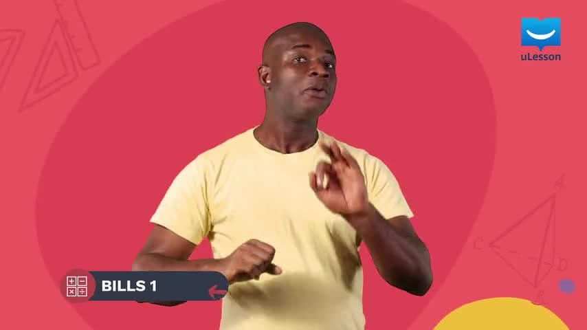 Financial Arithmetic - Household Finances - 4 - Bills 1