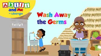 Wash Away the Germs! | Read with Akili and Me | Educational Cartoons for Preschoolers