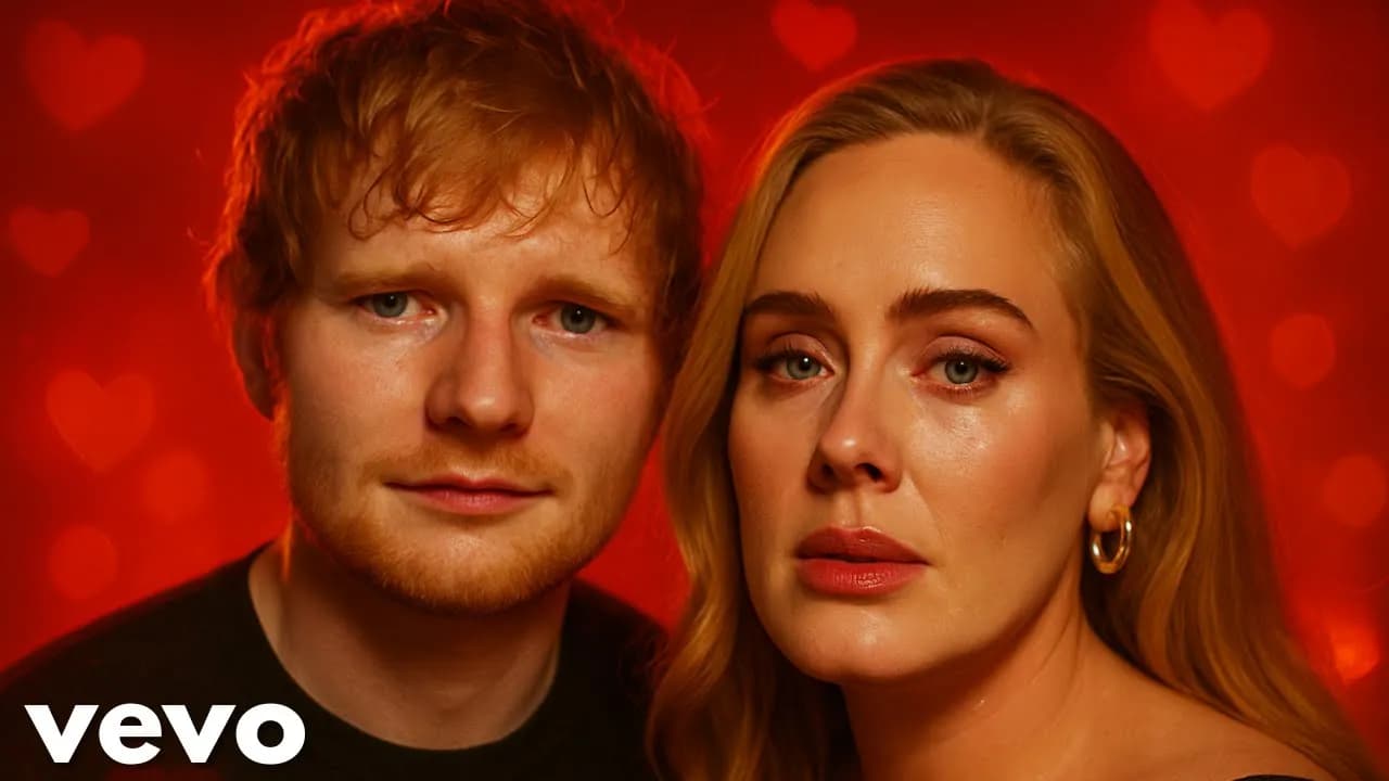 Adele and Ed Sheeran