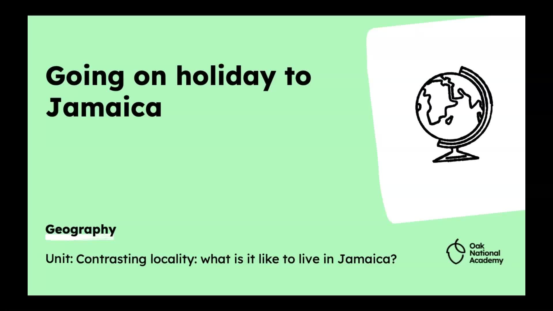 Going on holiday to Jamaica