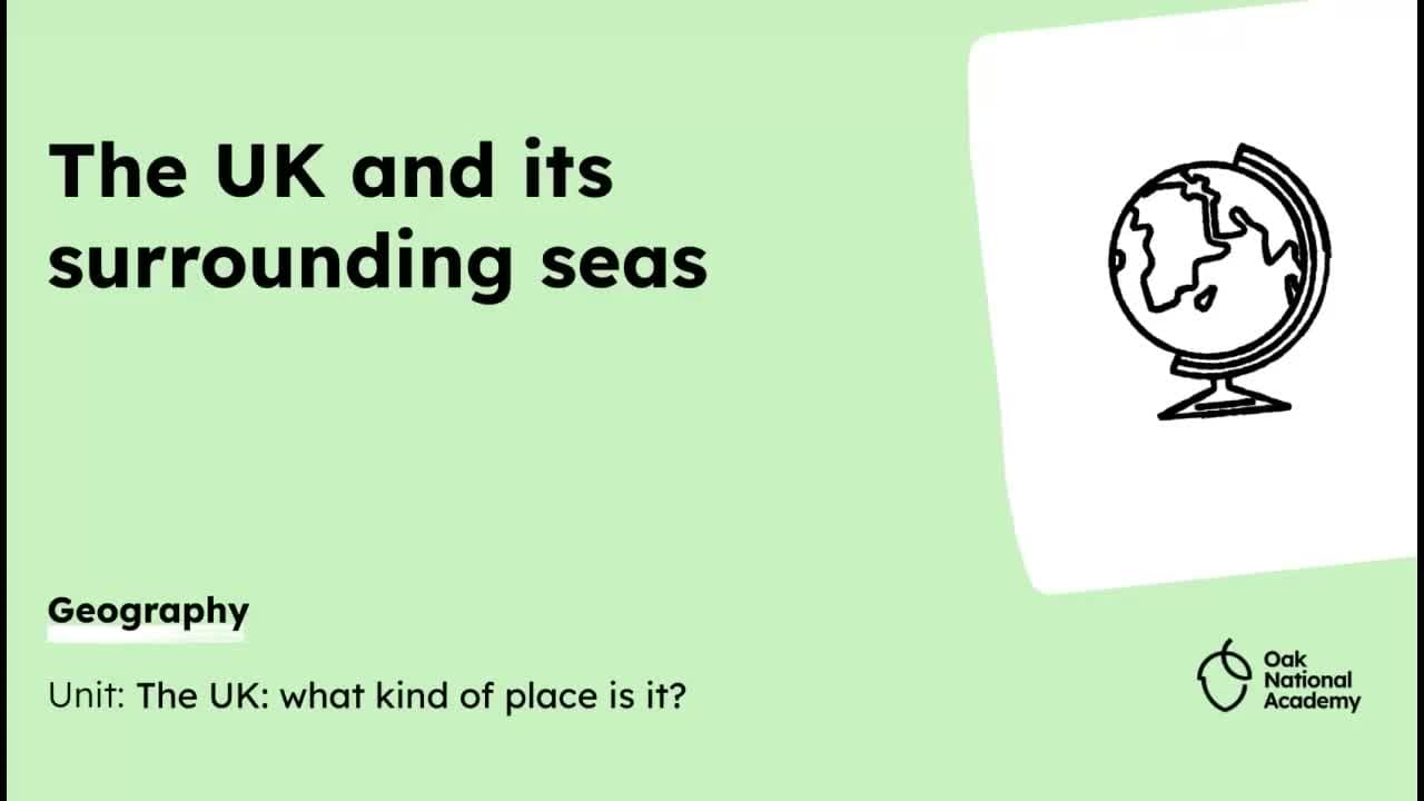 The UK and its surrounding seas