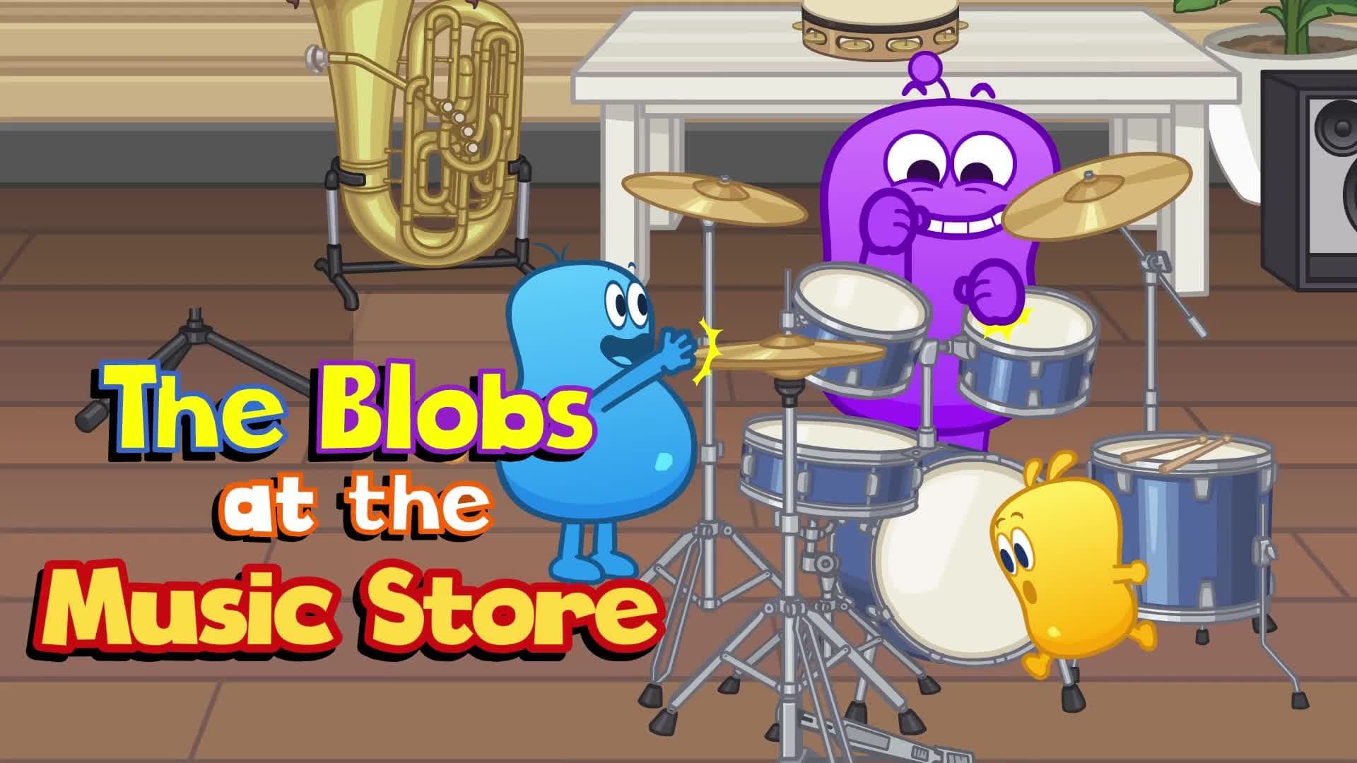 The Blobs at the Music Store