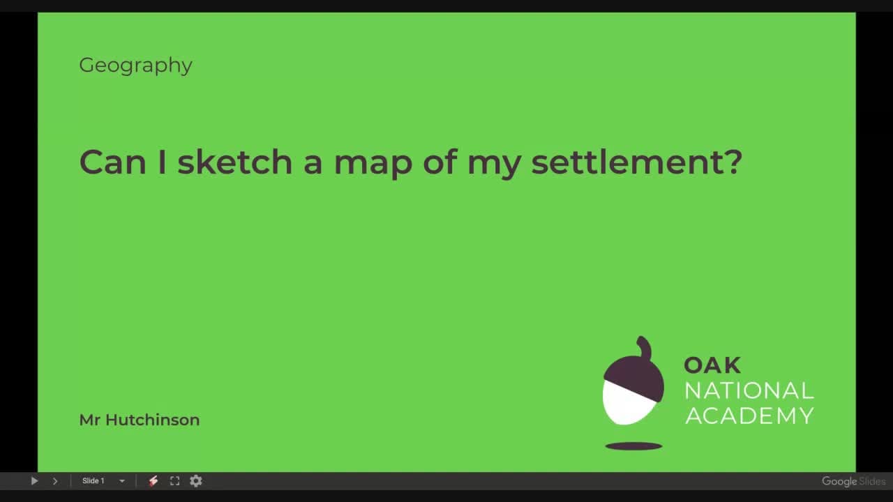 Can I sketch a map of my settlement?
