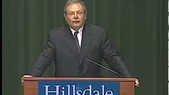 Sir Martin Gilbert at Hillsdale College