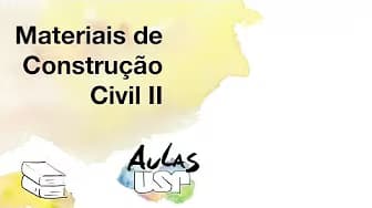 Materiais de Construção Civil II - Poli USP