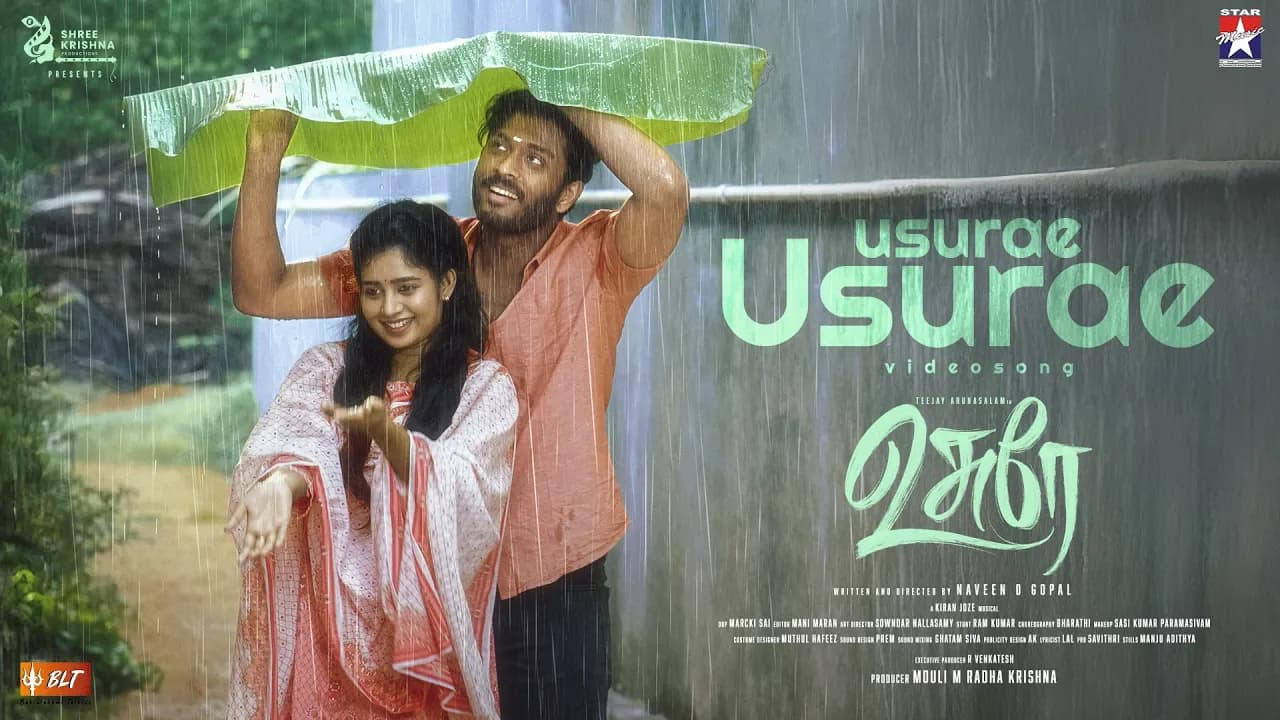 Usurae Usurae - Tamil Video Song | Usurae | Teejay | Janany | Naveen D Gopal | Kiran Joze