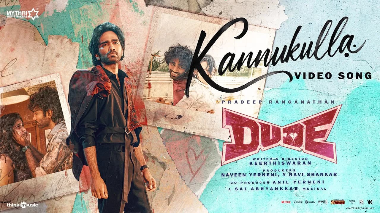 Kannukulla Video Song | Dude | Pradeep R, Mamitha Baiju | @SaiAbhyankkar | Jonita | Keerthiswaran