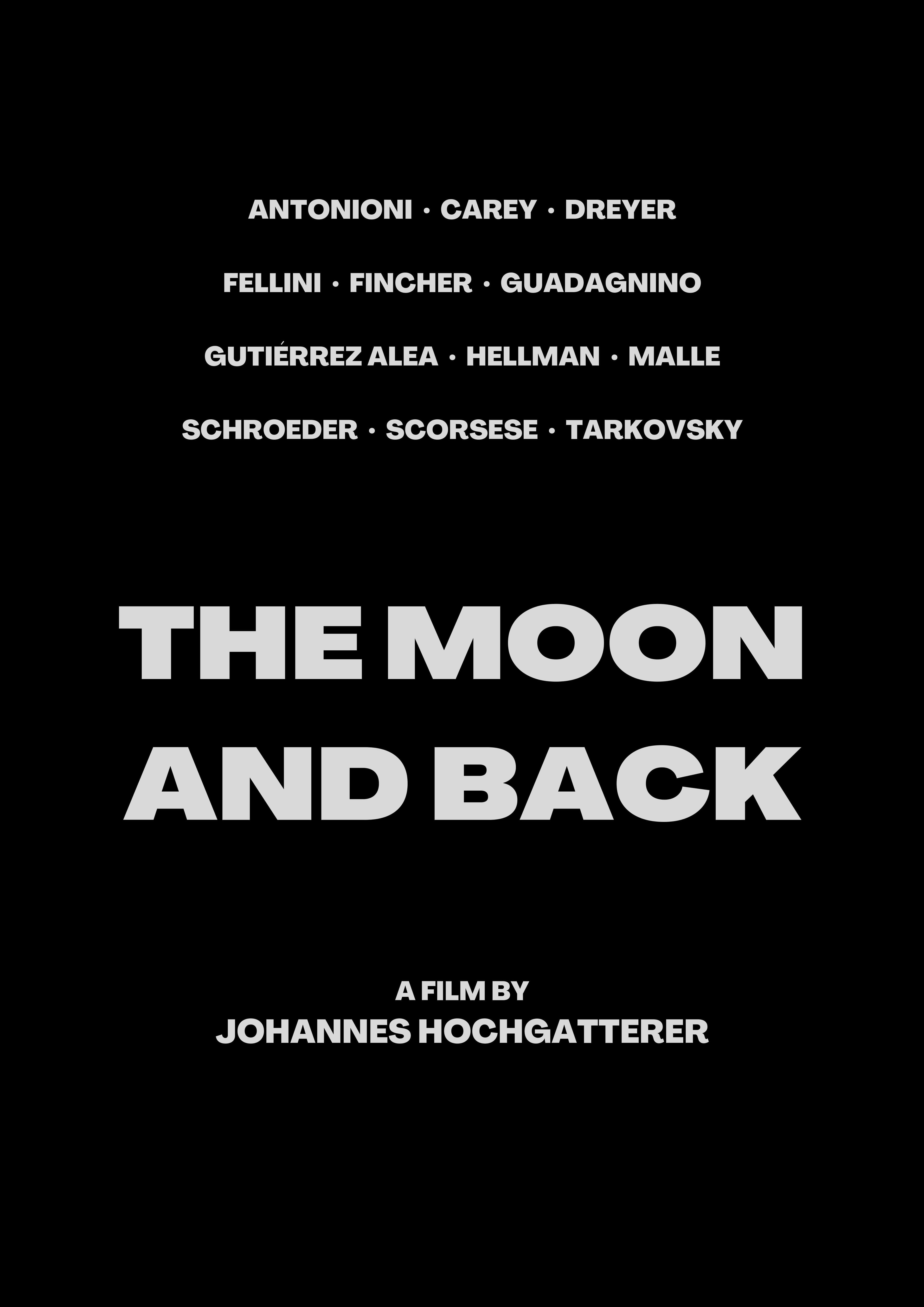 The Moon and Back