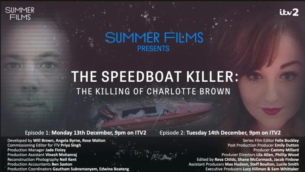 The Speedboat Killer: The Killing of Charlotte Brown