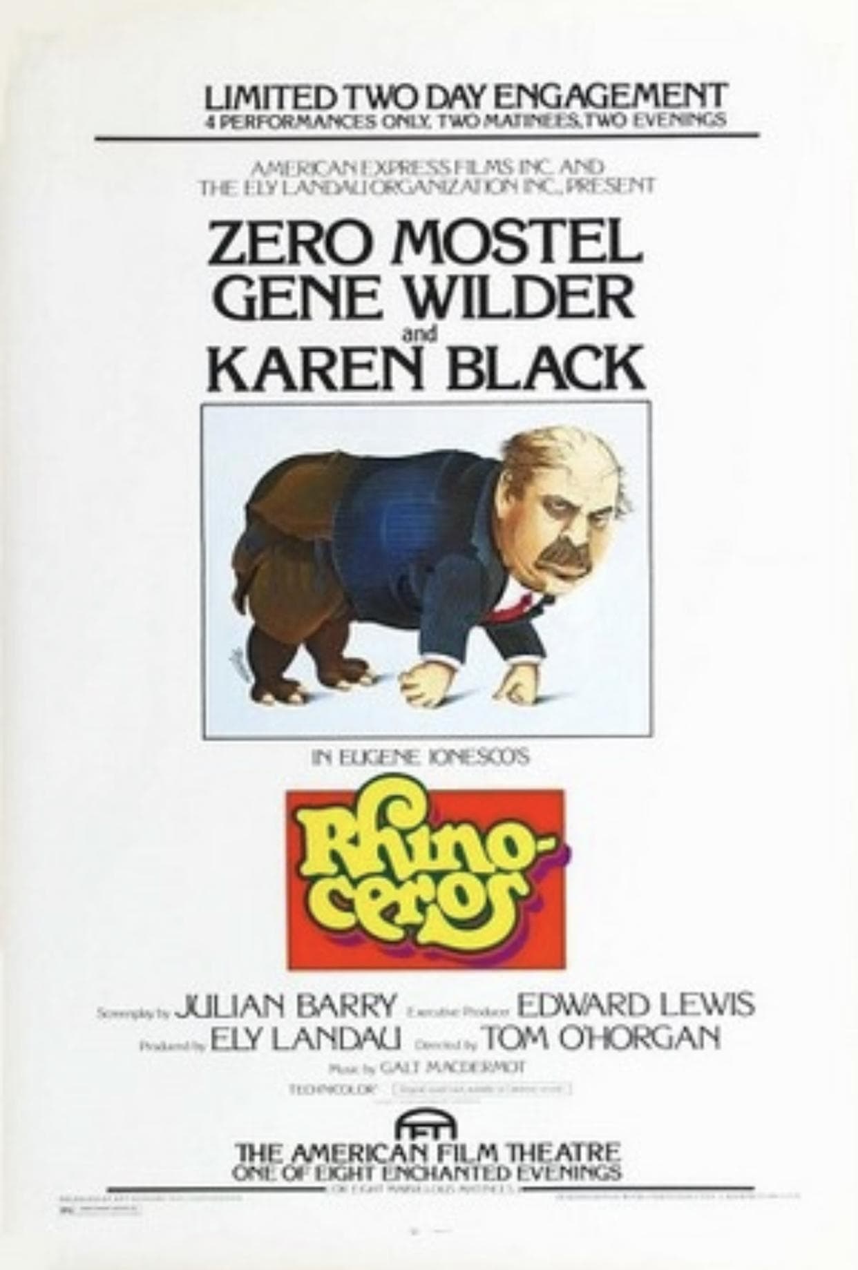 Eugene Ionesco's Rhinoceros