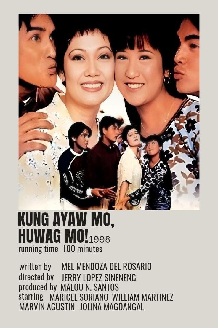 Kung ayaw mo, huwag mo!