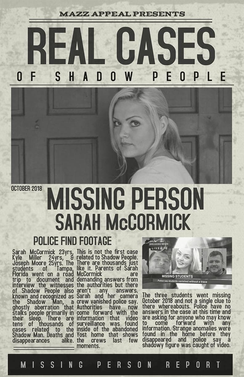 Real Cases of Shadow People: The Sarah McCormick Story
