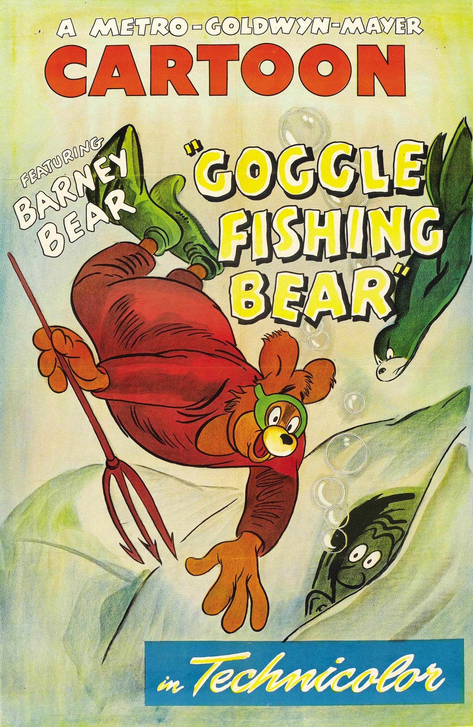 Goggle Fishing Bear
