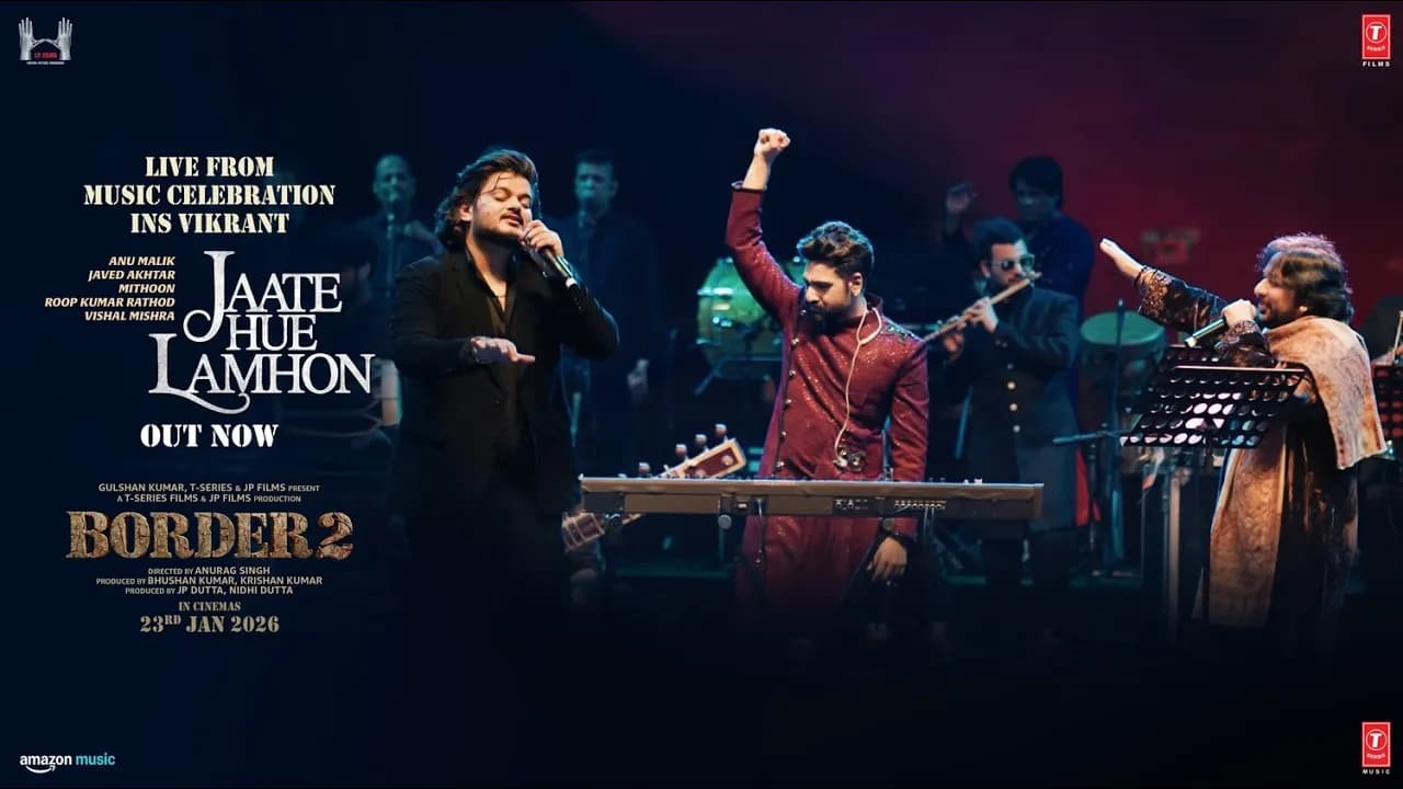 Jaate Hue Lamhon - Live at INS Vikrant | BORDER 2 | Sunny Deol | Mithoon, Vishal Mishra, RoopKumar R