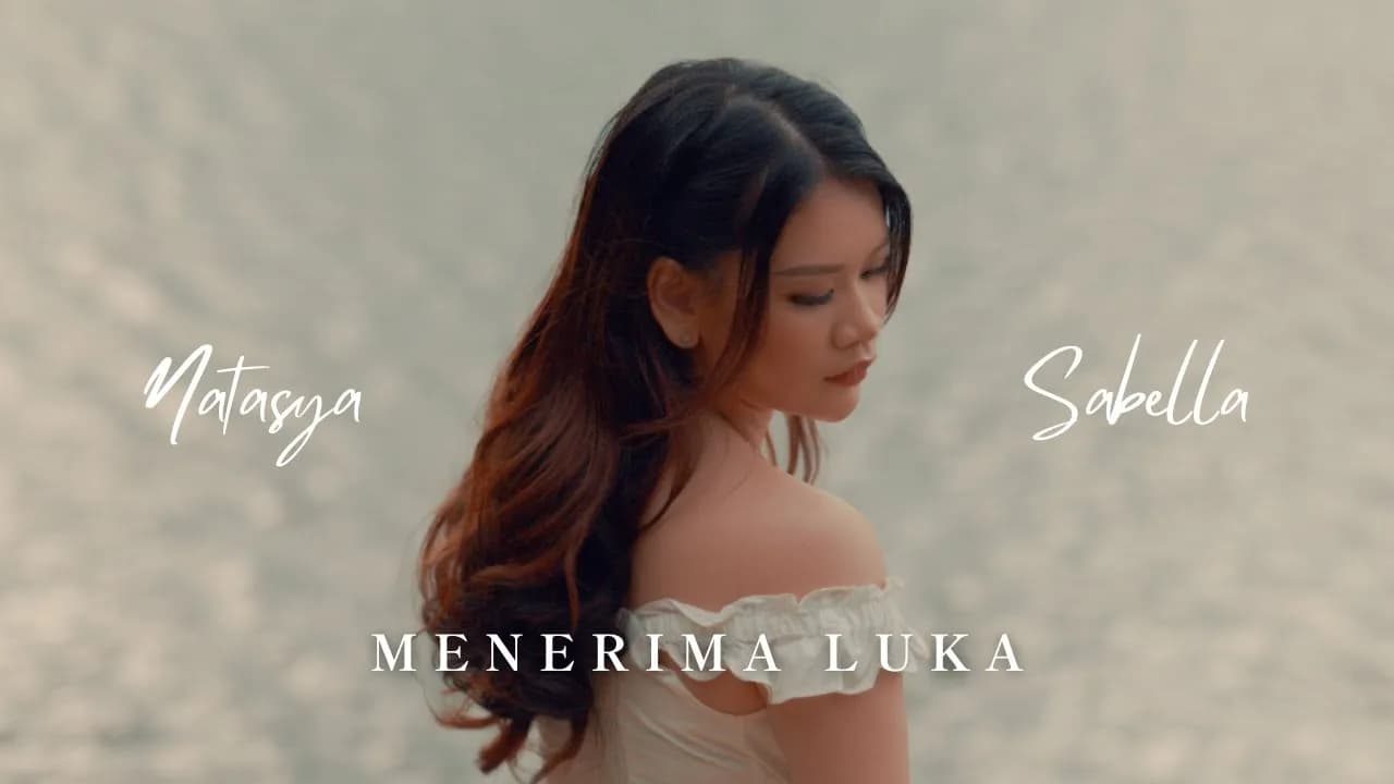 NATASYA SABELLA - MENERIMA LUKA ( OFFICIAL LYRICS VIDEO )