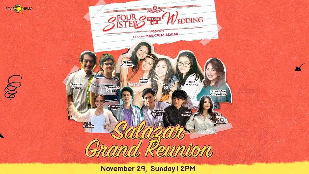 Salazar Grand Reunion Four Sisters Before The Wedding