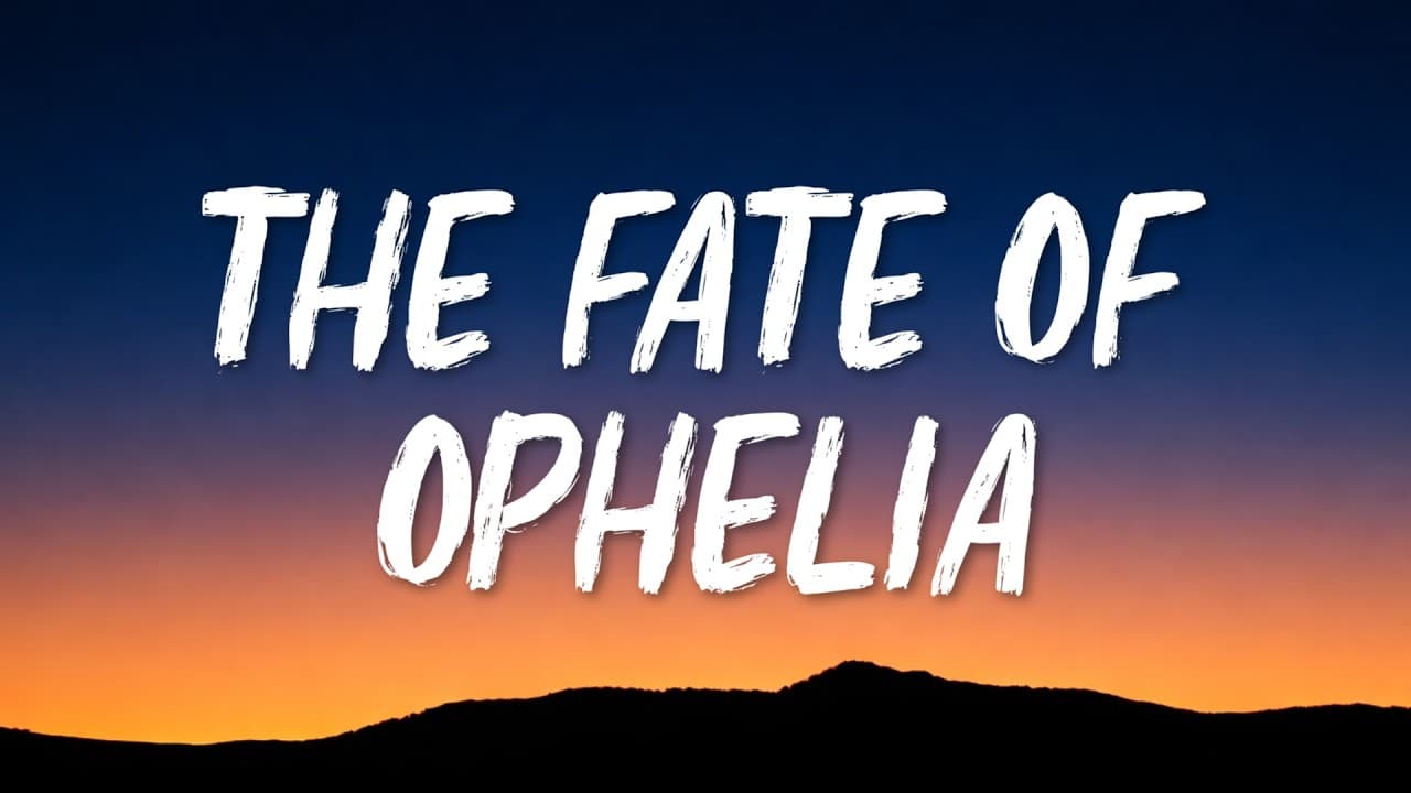 Taylor Swift - The Fate of Ophelia (Lyrics)