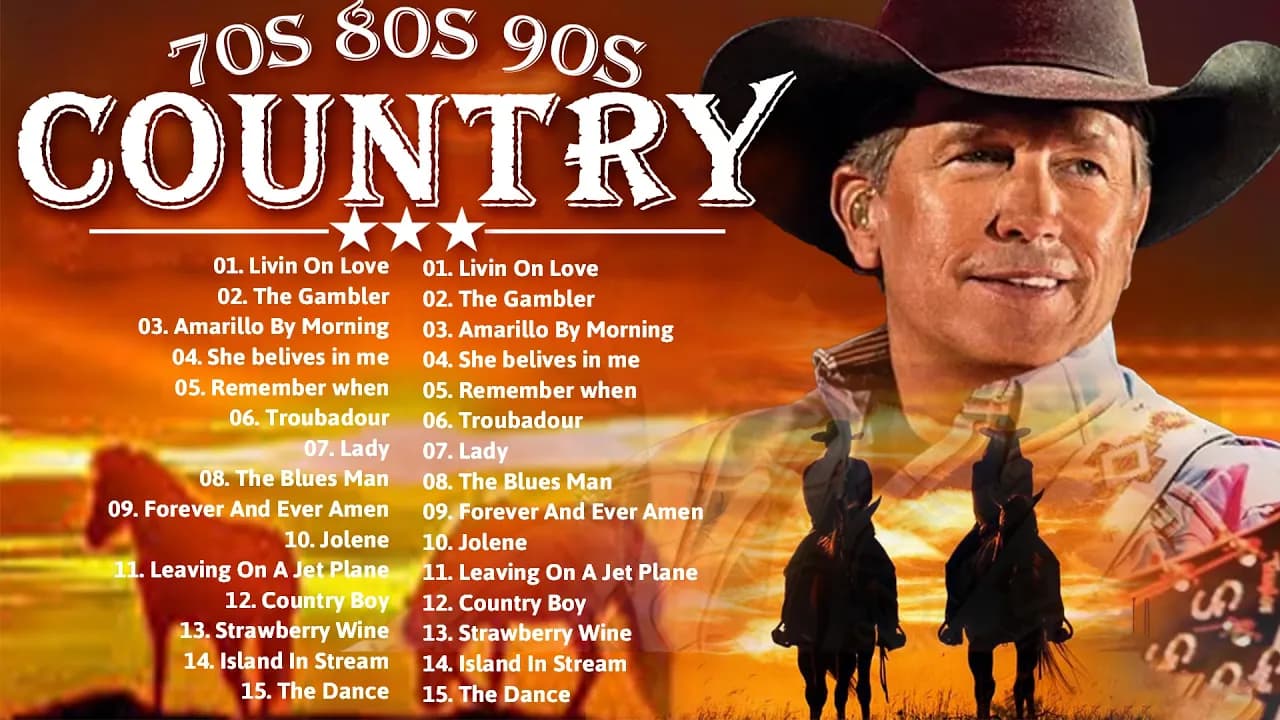 Alan Jackson,Kenny Rogers, Dolly Parton, George Strait ⭐ The Legend Country Songs Of All Time HQ21