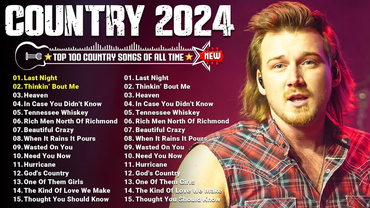 Country Songs 2024 - Morgan Wallen, Luke Bryan, Luke Combs, Kane Brown, Jason Aldean, Lee Brice