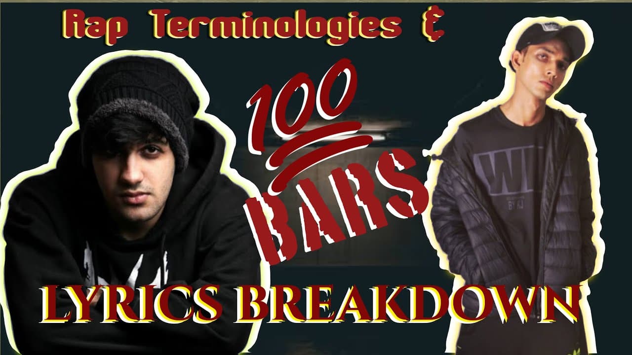 TALHA ANJUM- 100 BARS LYRICS BREAKDOWN || RAP TERMINOLOGIES EXPLAINED || TALHA ANJUM VS SUNNY KHAN