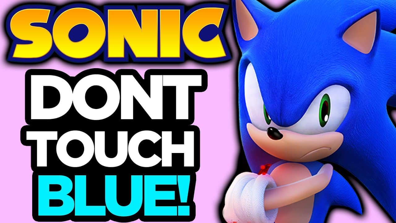 EVERY SONIC GAME: Don't Touch the Color Blue Challenge!