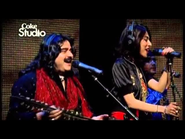 Alif Allah,Arif Lohar & Meesha Shafi in Coke Studio