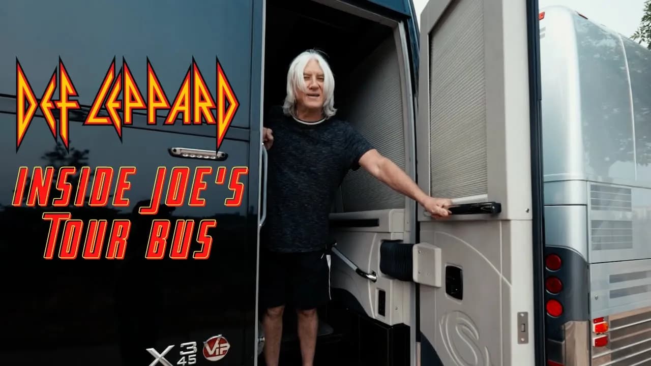 DEF LEPPARD - Behind The Stadium Tour - Inside Joe Elliott's Tour Bus