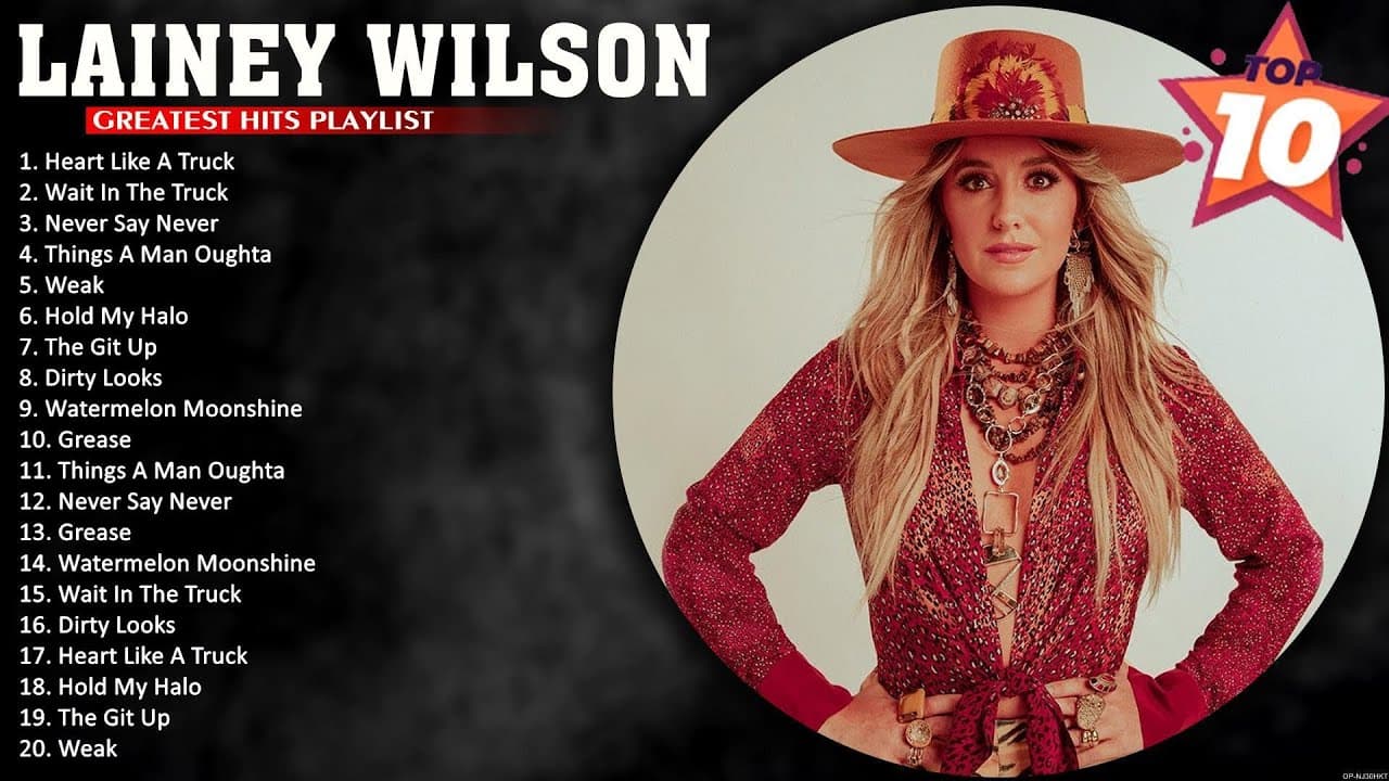 Lainey Wilson Greatest Hits 💚 Best Songs Of Lainey Wilson 💚 Wait In The Truck
