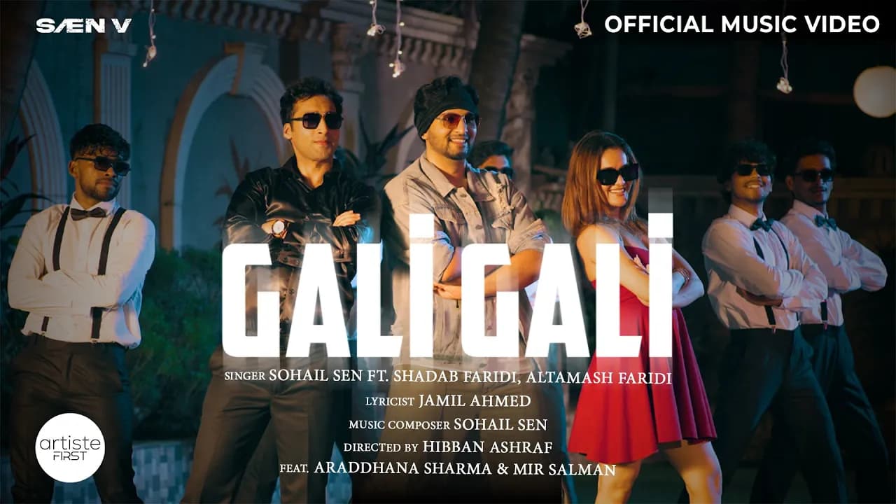 Gali Gali Music Video | Sohail Sen ft. Shadab Faridi & Altamash Faridi | Romantic Song 2024