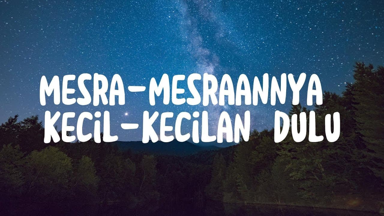 Mesra-mesraannya kecil-kecilan dulu - Sal Priadi (Lirik)