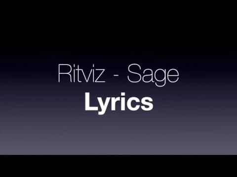 Ritviz - Sage | Lyrics
