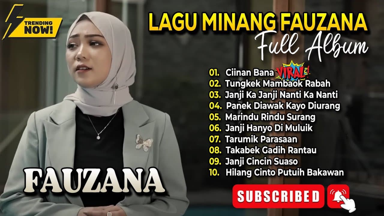 FAUZANA LAGU MINANG VIRAL TERBARU FULL ALBUM 2024