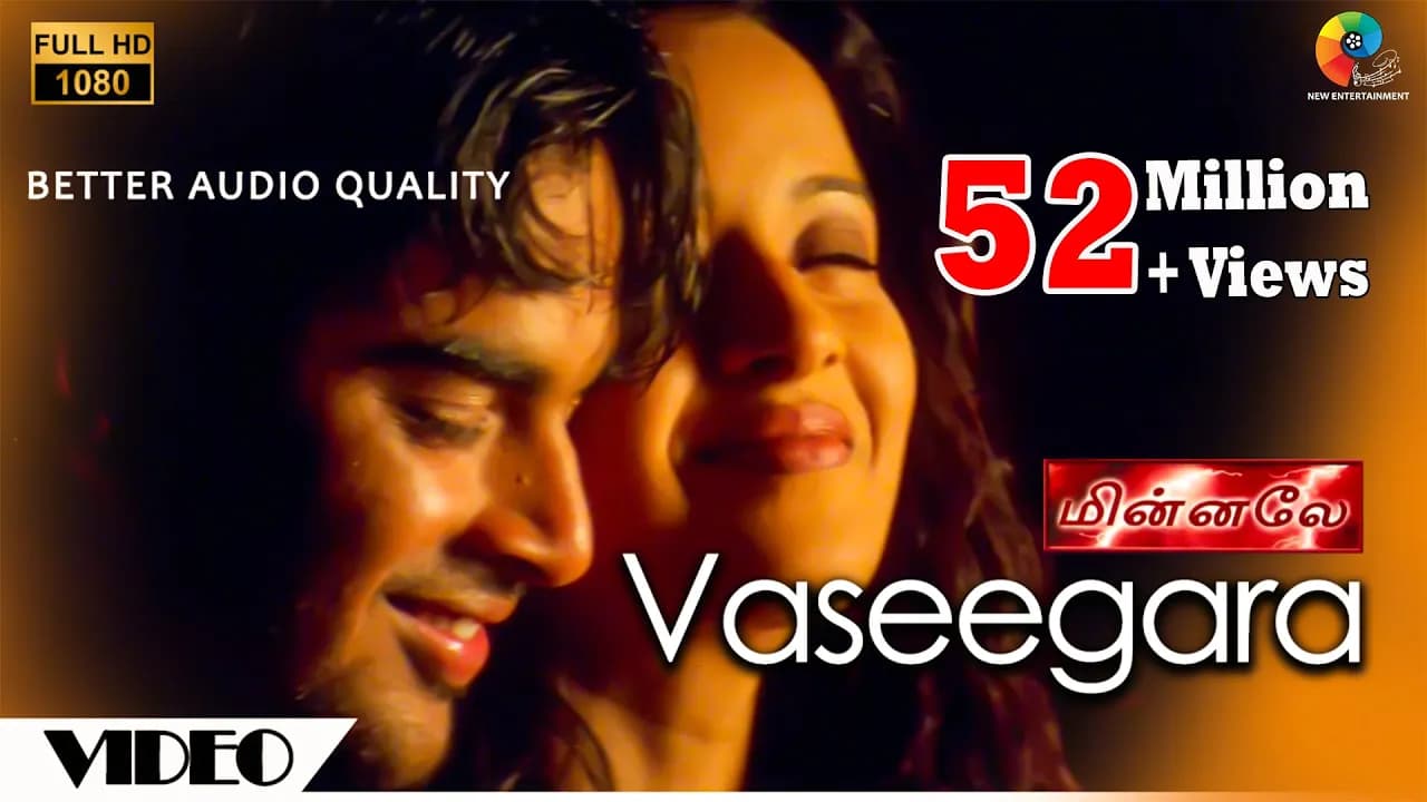 Vaseegara Official Video | Full HD | Minnale | Harris Jayaraj | Madhavan | Gautham V Menon