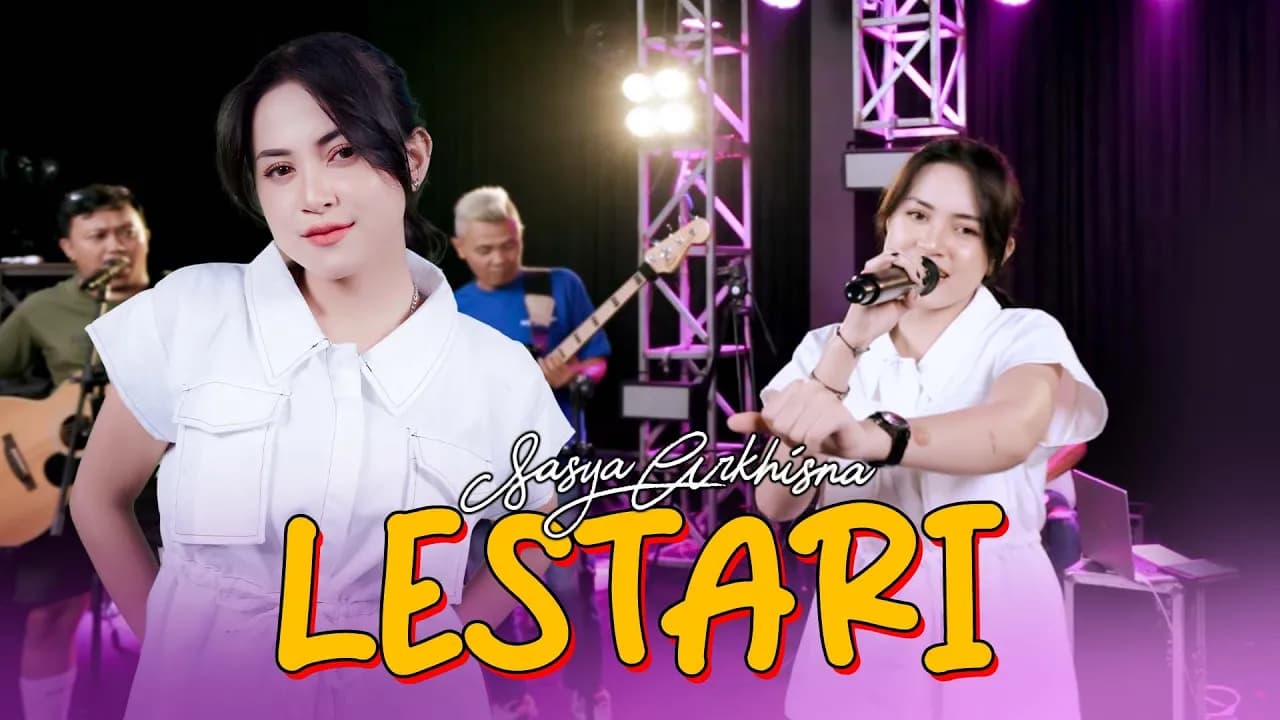 LESTARI - SASYA ARKHISNA (Official Music Live) Rasa Tresna Kang Sejati Manggiha Lestari