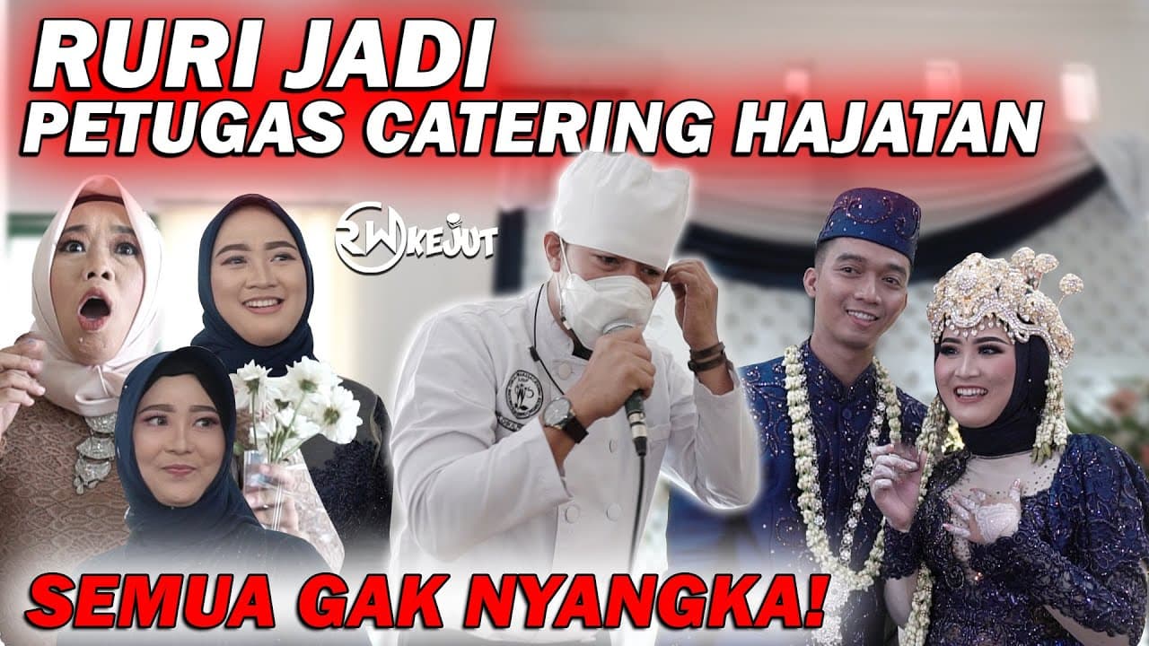 RURI JADI PEGAWAI CATERING DI HAJATAN ORANG ‼️