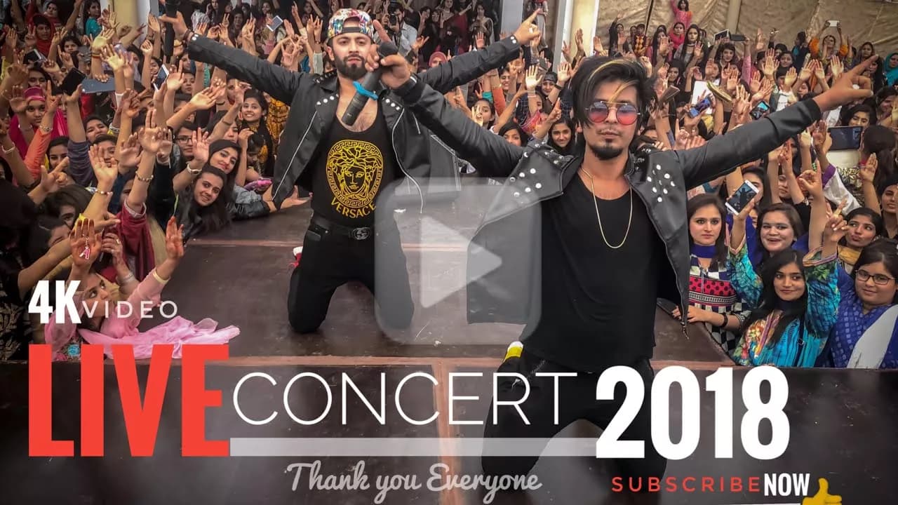 Sid Mr Rapper & Dj Danny Live Concert In Sargodha Misali Ravian College | Full HD Video