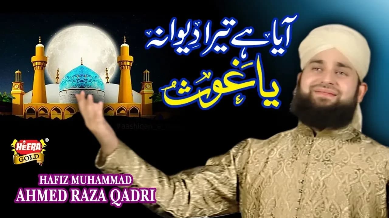 Hafiz Ahmed Raza Qadri - Aaya Hai Tera Diwana - Mera Koi Nahi Hai Tere Siwa