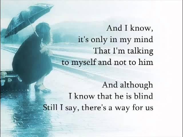 ON MY OWN-LES MISERABLES-LEA SALONGA+LYRICS