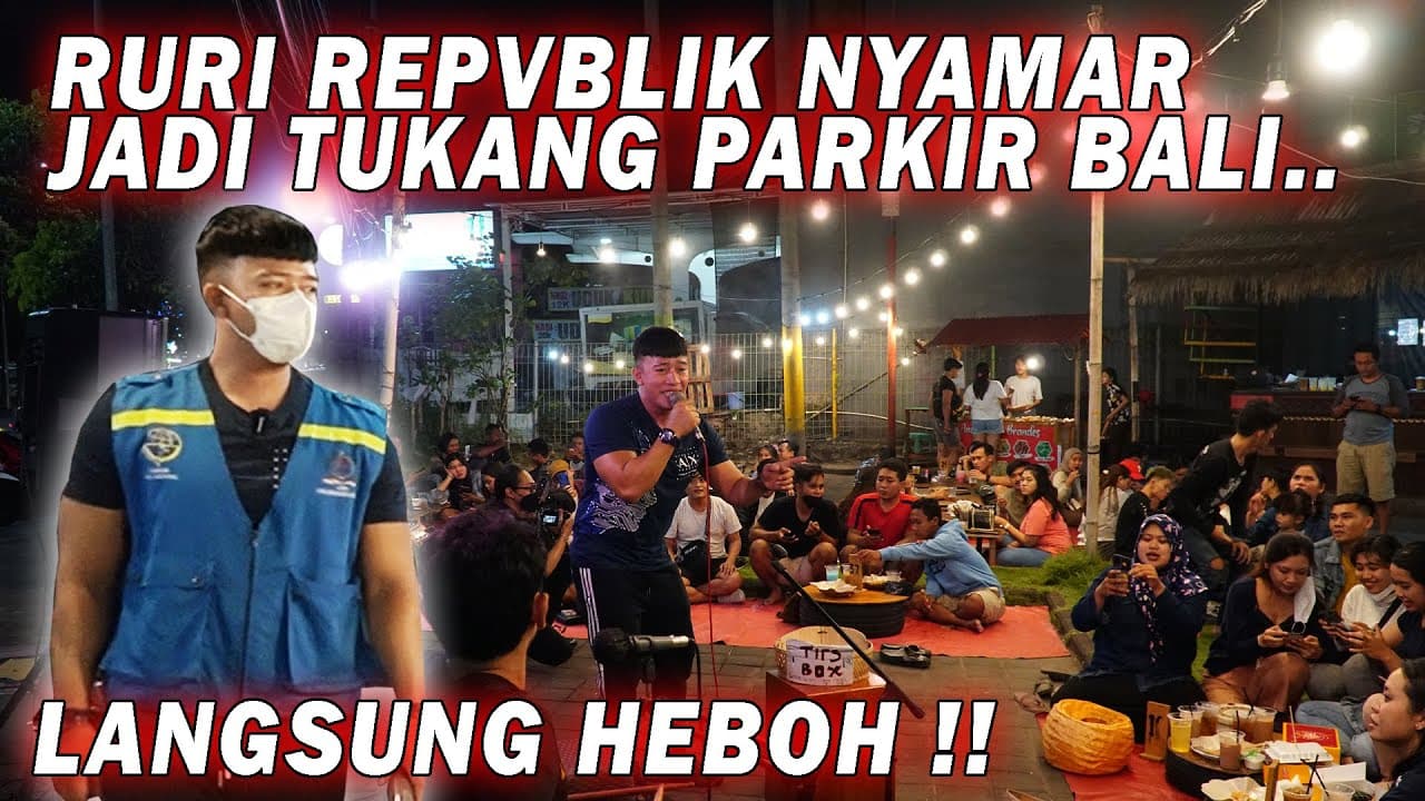 RURI REPVBLIK NYAMAR JADI TUKANG PARKIR DI BALI.. LANGSUNG HEBOH‼️